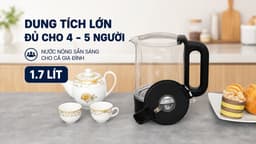 Midea 1.7 lít MKE170M1BGK 1.7 lít