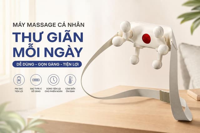Máy massage cổ vai gáy SKG HS500-2