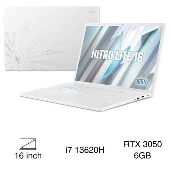 Acer Gaming Nitro Lite 16 NL16 71G 71UJ - NH.D59SV.002 Intel Core i7 Raptor Lake - 13620H 16GB 512GB