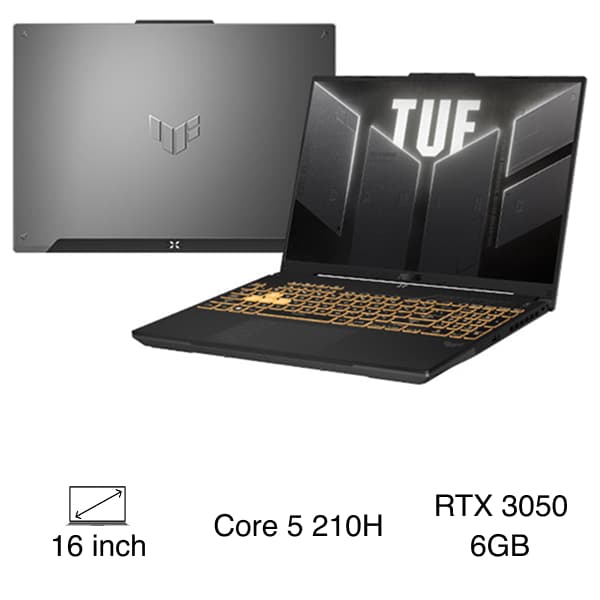 ASUS TUF Gaming F16 FX607VJ-RL034W Intel Core 5 210H 2.2 GHz 16GB 512GB