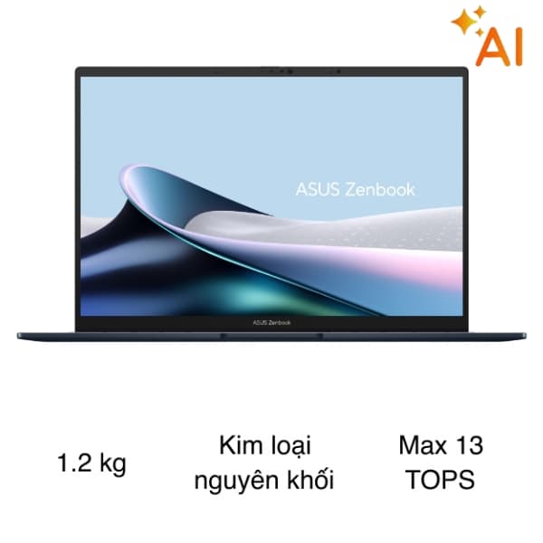 ASUS ZenBook 14 UX3405CA-ST628W, laptop ASUS đáng mua nhất trong danh sách