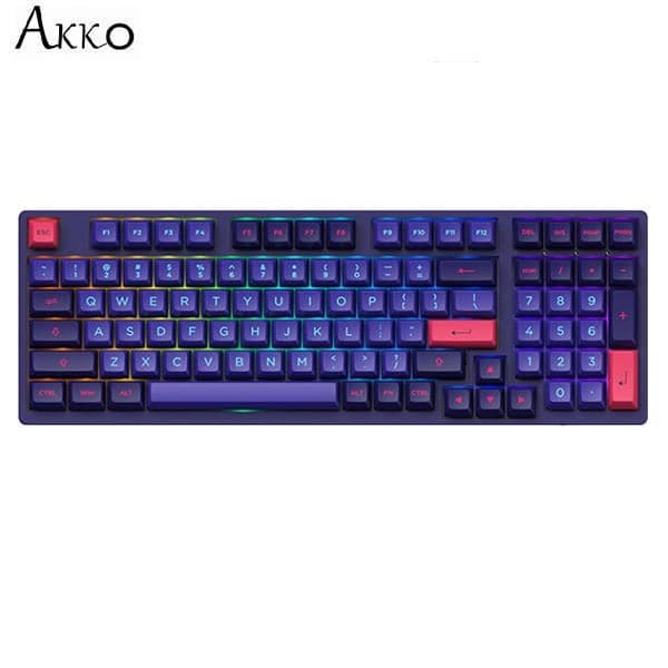 Bàn Phím Cơ Có Dây Akko 3098 Neon
