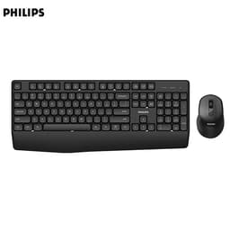 Bộ Bàn Phím Chuột Không Dây Philips SPT6348