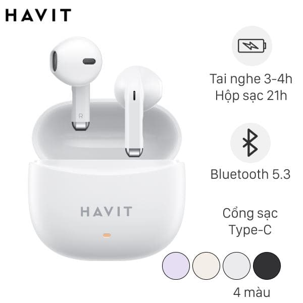 Tai nghe Bluetooth True Wireless Havit TW941