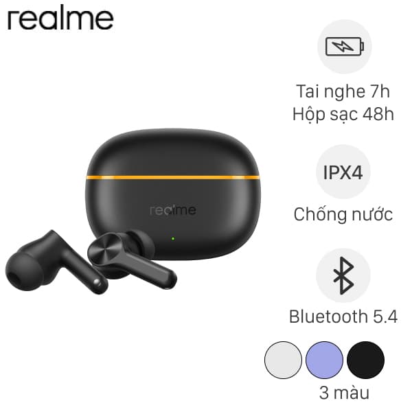 Tai nghe Bluetooth True Wireless realme Buds T200 Lite