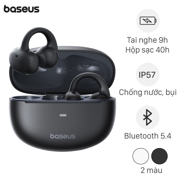 Tai nghe Bluetooth Open-Ear OWS Baseus Bowie MC1