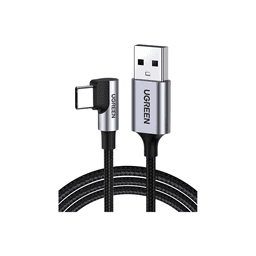 Dây cáp Ugreen USB Type-A sang USB Type-C đầu bẻ US284 2M (50942)
