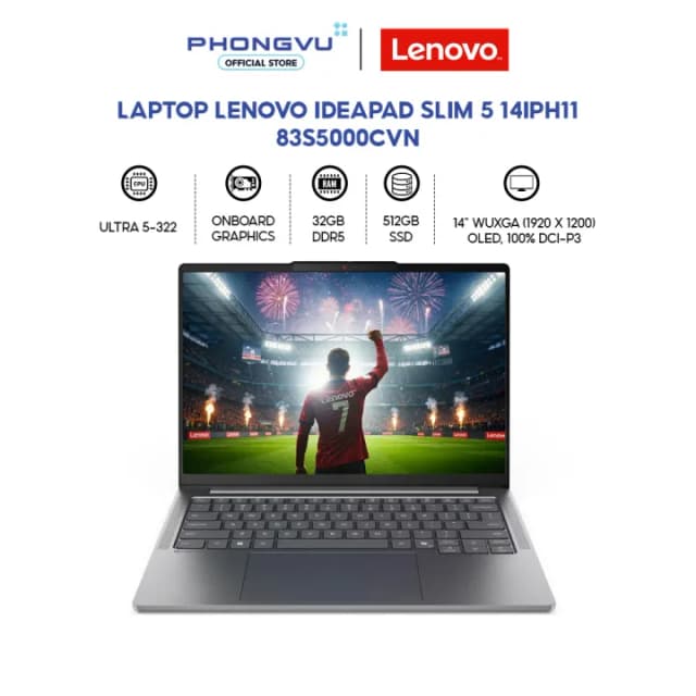 Lenovo IdeaPad Slim 5 14IPH11 - 83S5000CVN Ultra 5-322 32GB 512GB