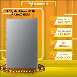 RR106D4ESN - Tủ lạnh Hisense 82 lít RR106D4ESN - CÓ ĐÓNG TUYẾT