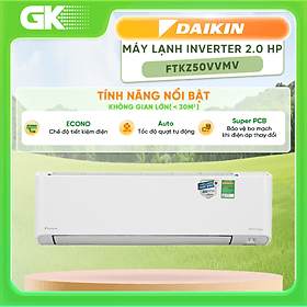 Máy lạnh Daikin Inverter 2 HP FTKZ50VVMV