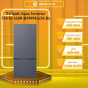 Tủ lạnh Aqua Inverter 324 Lít AQR-B390MA(SLB)