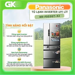 Tủ Lạnh Inverter 6 Cánh Panasonic NR-F503GT-X2 (491L)