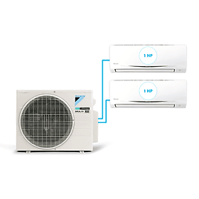 Hệ Thống Máy lạnh Multi S Daikin Inverter 2.0HP + 02 Dàn lạnh 1.0HP MKC50RVMV/CTKC25RVMV+CTKC25RVMV