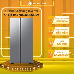Samsung Inverter 583 lít Side By Side RS57DG400EM9SV 583 lít