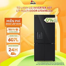LG Inverter 607 lít Multi Door LFD61BLGA 607 lít