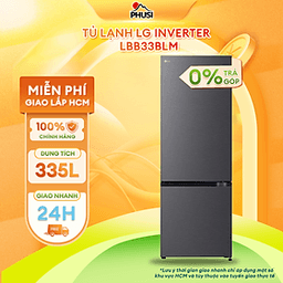 LG Inverter 335 lít LBB33BLM 335 lít