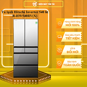 Tủ lạnh Hitachi Inverter 540 lít R-HW540RV(X)